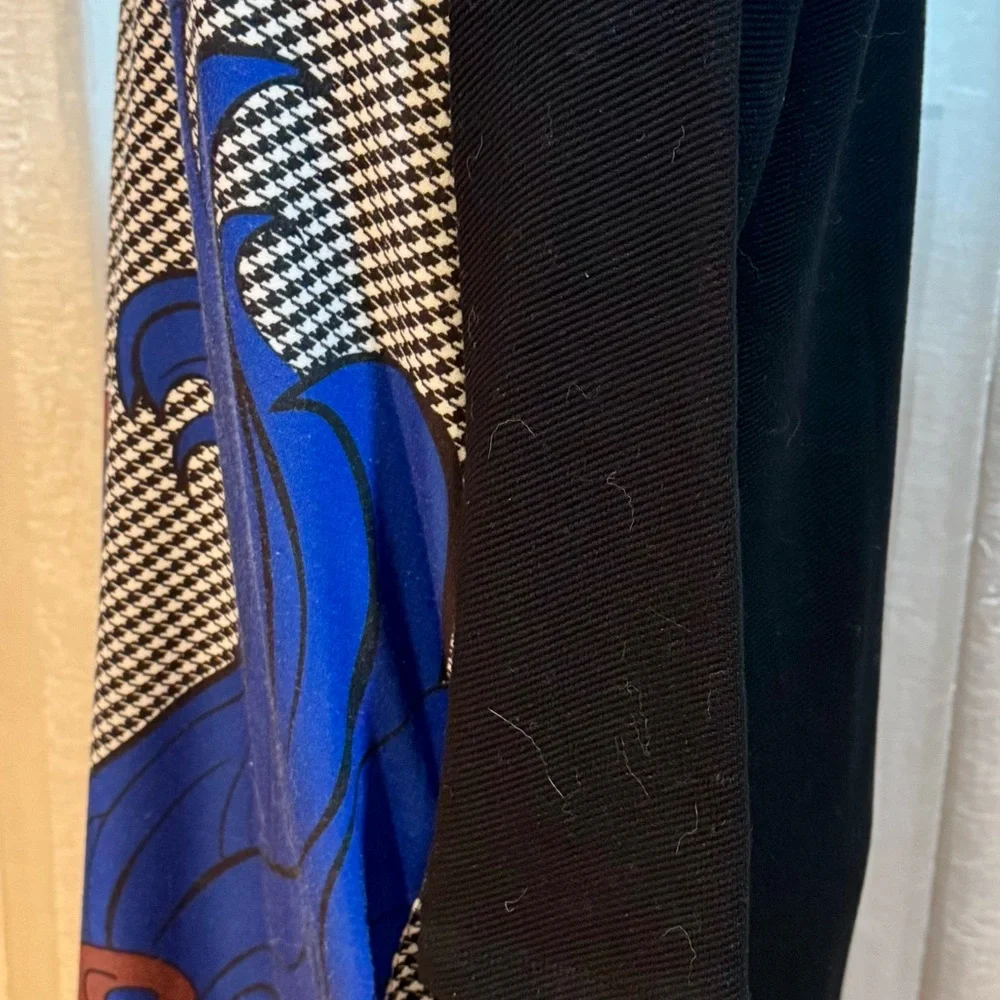 Elegant Blue and Brown Maxi Dress, Elegant style, size Medium - Picture 8 of 16